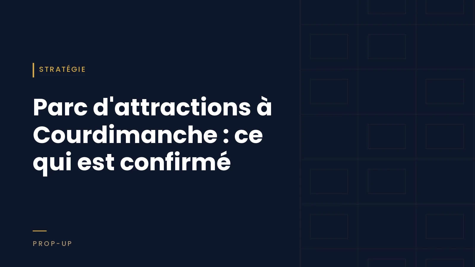 Couverture de l'article, catégorie Stratégie, sur fond bleu nuit