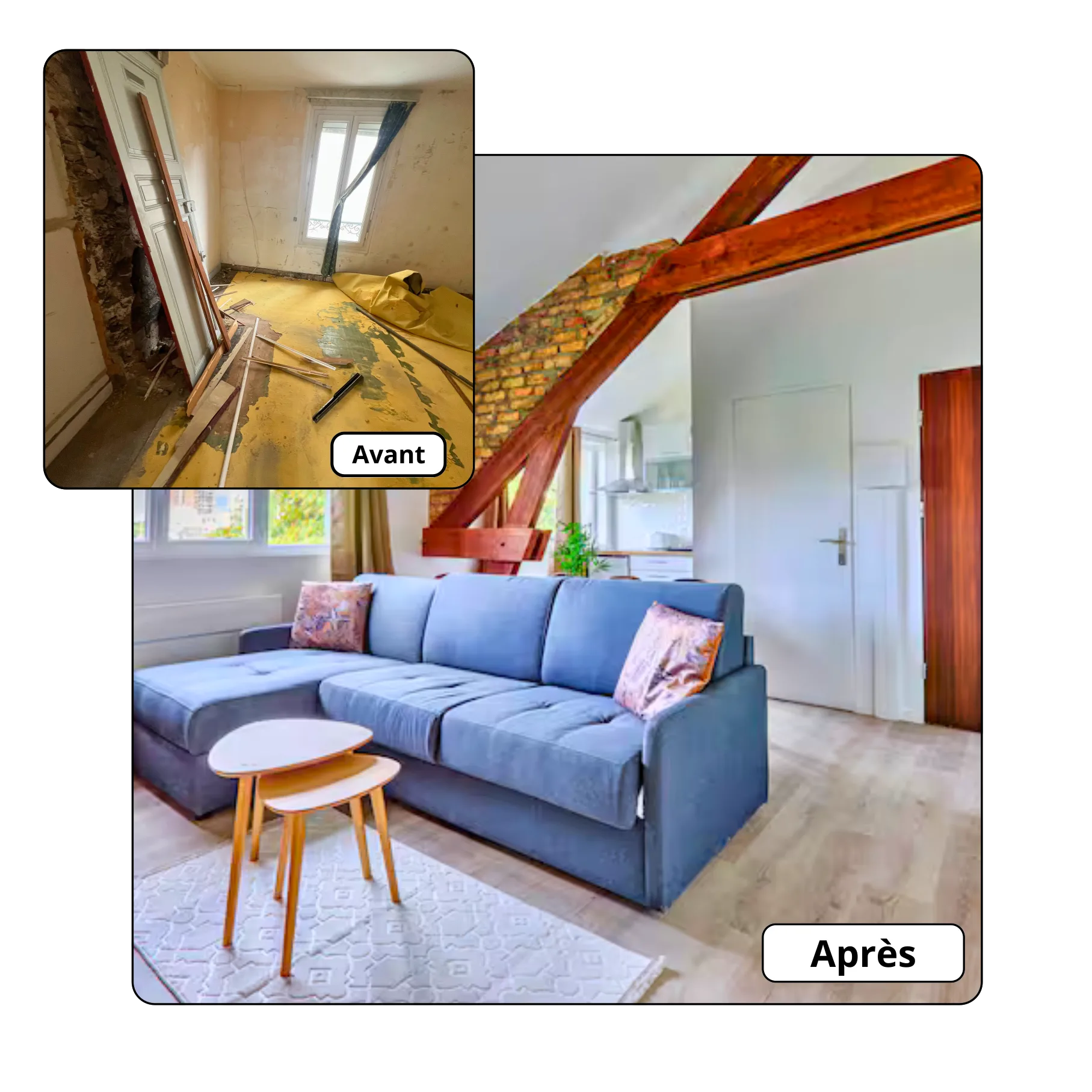 Avant / Apres travaux